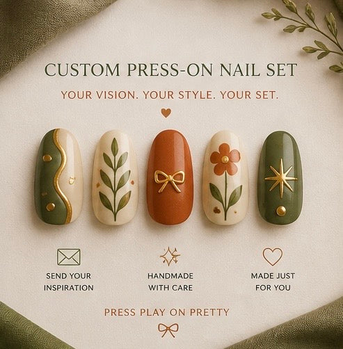 Custom Press-On Nail Set ✨